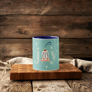 Christmas Joy and Ornament Holiday Mug