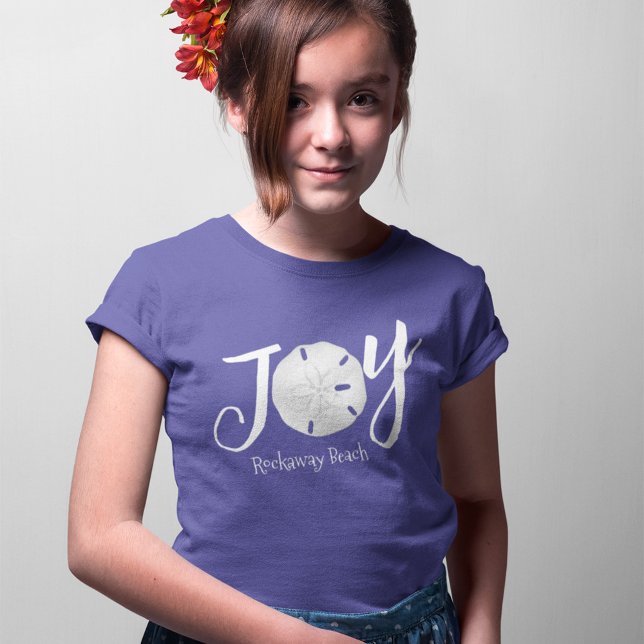 Christmas Joy Custom Sand Dollar T-Shirt (Christmas Joy Sand dollar custom girls T Shirt. )