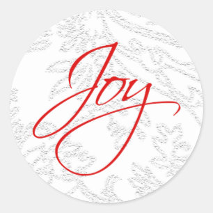 Christmas Joy Customisable Holiday Stickers