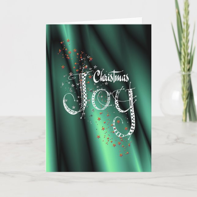 Christmas Joy Holiday Card (Front)