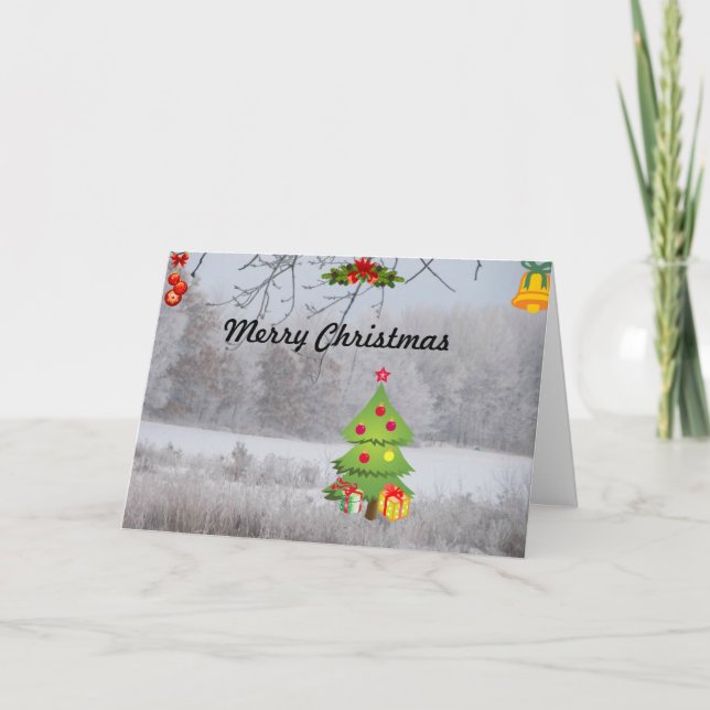 Christmas Joy Holiday Card (Front)