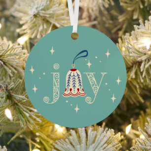 Christmas Joy Holiday Metal Tree Decoration