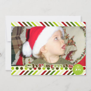 Christmas Joy Holiday Photo Card