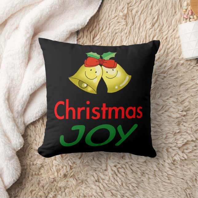 Christmas joy (holly bells) cushion (Blanket)