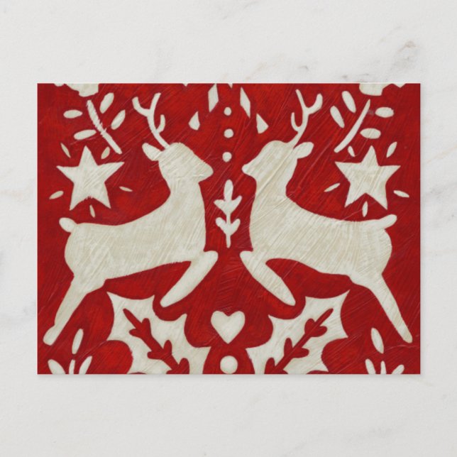 Christmas Joy I Holiday Postcard (Front)