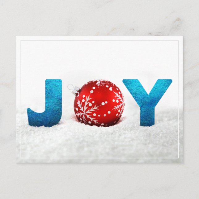 Christmas Joy Postcard (Front)