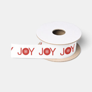 Christmas Joy Ribbon Satin Ribbon