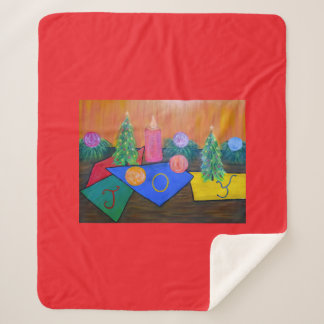Christmas Joy Sherpa Blanket