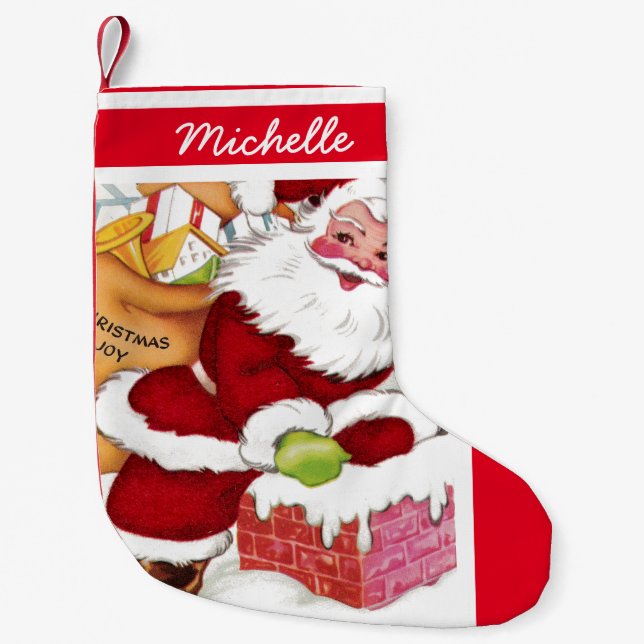 Christmas Joy Small Christmas Stocking (Front)