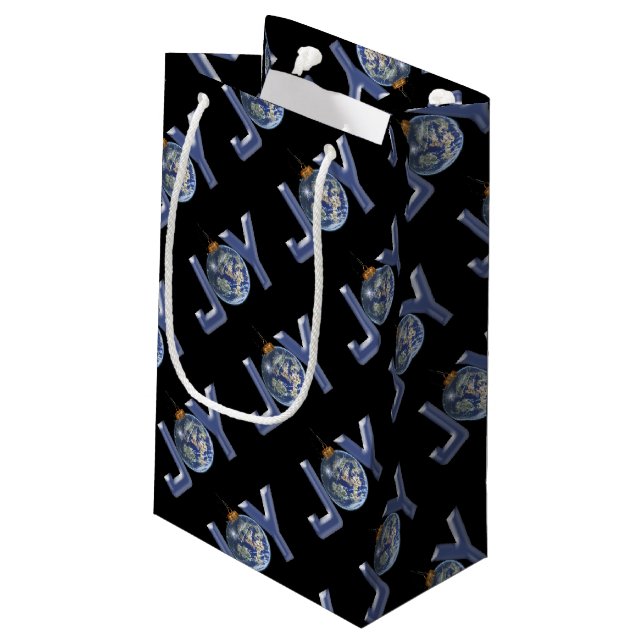 Christmas Joy Small Gift Bag (Back Angled)