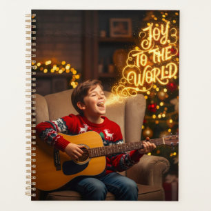 CHRISTMAS JOY THEME SINGING KIDS PLANNER