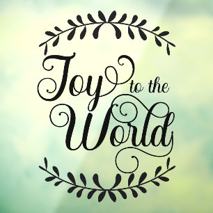 Christmas Joy To The World Black Business