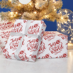Christmas Joy to the World Holiday Wrapping Paper