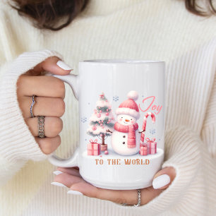 Christmas Joy to the World Woman's Sweatshirt Coffee Mug