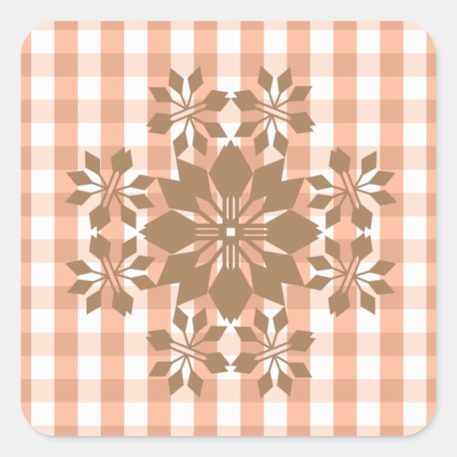 Christmas Jubilee Square Sticker (Front)