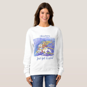 “Christmas Just Got Western!” Ladies Sweat Shi Sweatshirt