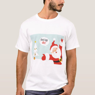 Christmas 'Just Say Ho' Basic T-Shirt