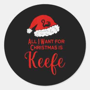 Christmas Keefe Shirt For Keeper Fans Of The Lost  Classic Round Sticker