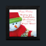 Christmas Keepsake Box/Snowman Gift Box<br><div class="desc">Christmas Keepsake Box/Snowman</div>