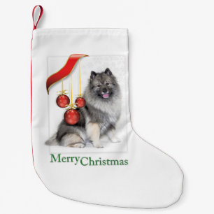 Christmas Keeshond Small Christmas Stocking