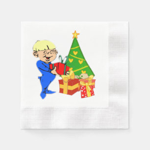 Christmas Kid Napkin