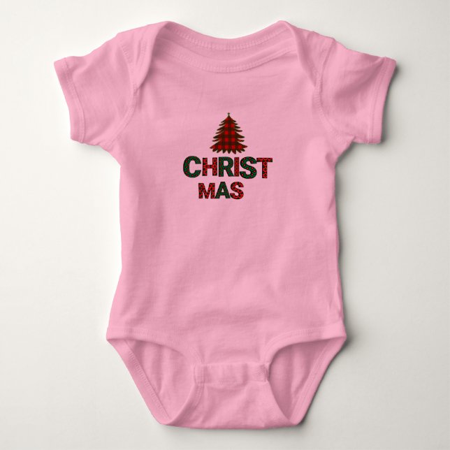  Christmas Kids Baby Bodysuit (Front)