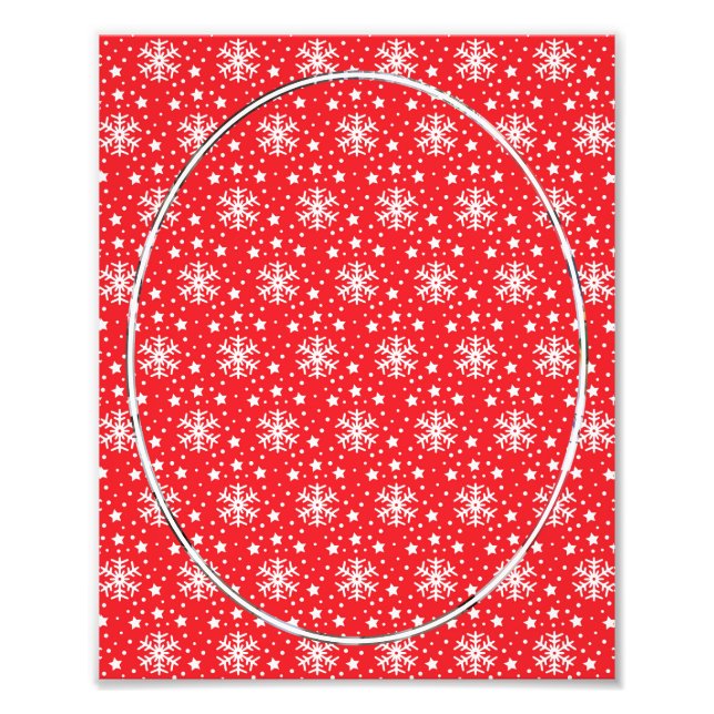 Christmas Kids Personalise Template Frame It Photo Print (Front)
