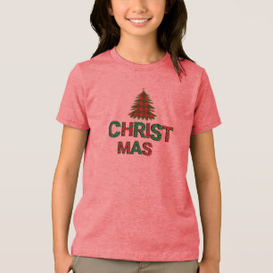 Christmas Kids Tri-Blend Shirt