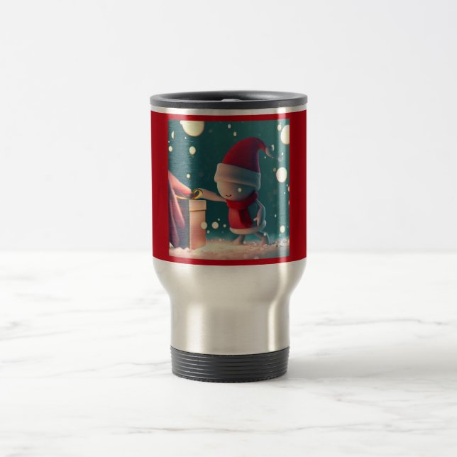 Christmas Kindness 3 Travel Mug (Center)
