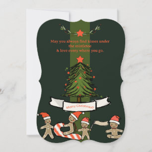 Christmas kisses under the mistletoe