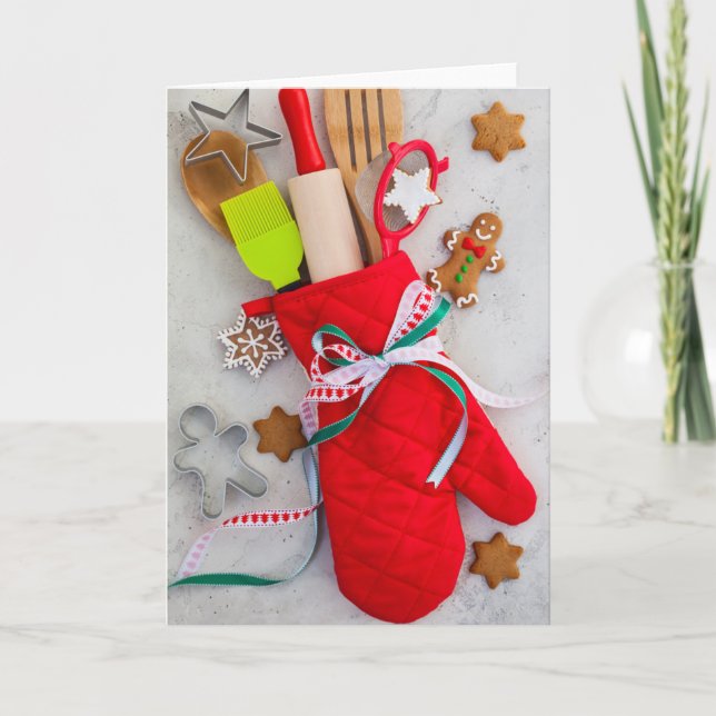 Christmas Kitchen Holiday Card (Front)