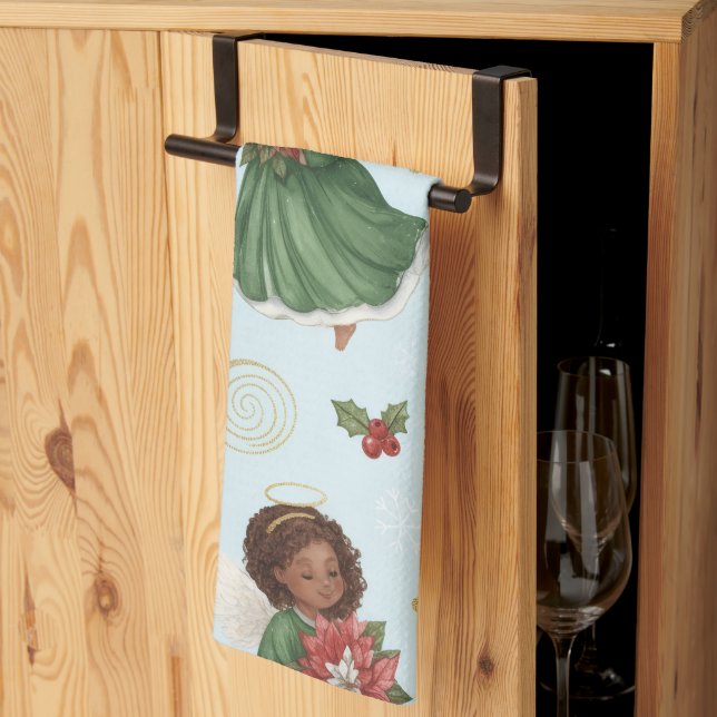 Christmas kitchen towel (Thirds Fold)