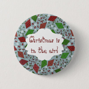 Christmas Kites, button