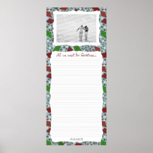 Christmas Kites, christmas wall planner Poster