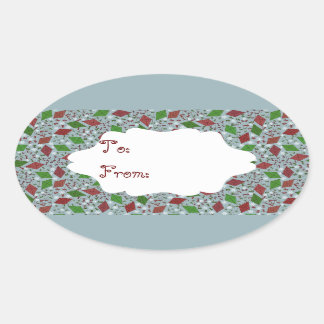 Christmas Kites, gift sticker