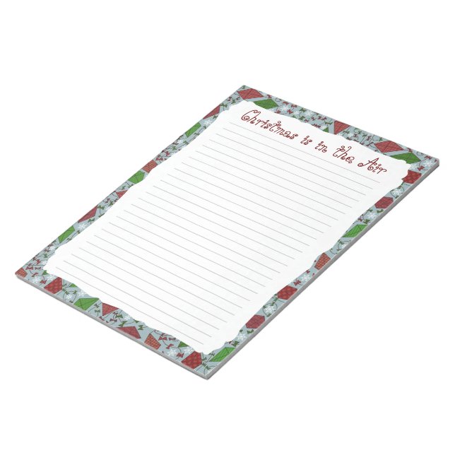 Christmas Kites, notepad (Angled)