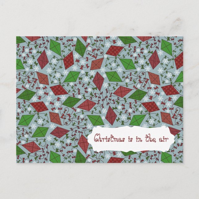 Christmas Kites, postcard (Front)