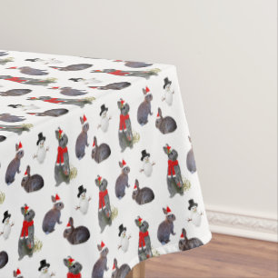 Christmas Kits Party Tablecloth (choose colour)