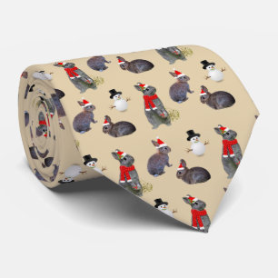Christmas Kits Party Tie (Gold)