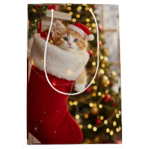 Christmas kitten