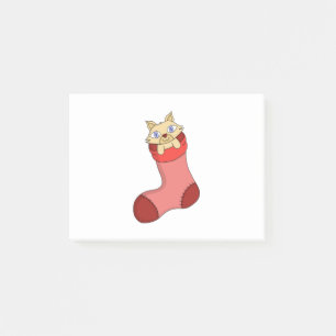 Christmas Kitten Post-it Notes