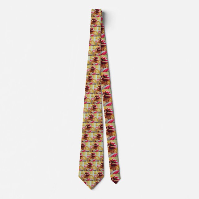 Christmas Kitten Tie (Front)