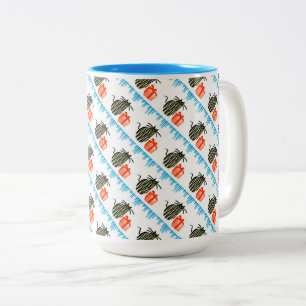 Christmas Kittens Two-Tone Coffee Mug
