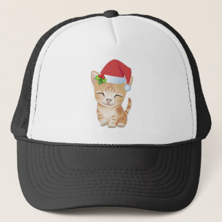 Christmas Kitty Cat Gift Baseball Hat