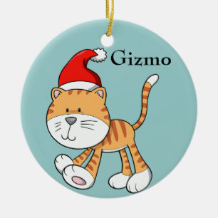 Christmas Kitty "Gizmo" Ornament