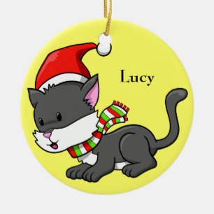 Christmas Kitty "Lucy" Ornament