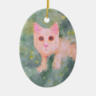 Christmas Kitty Ornament