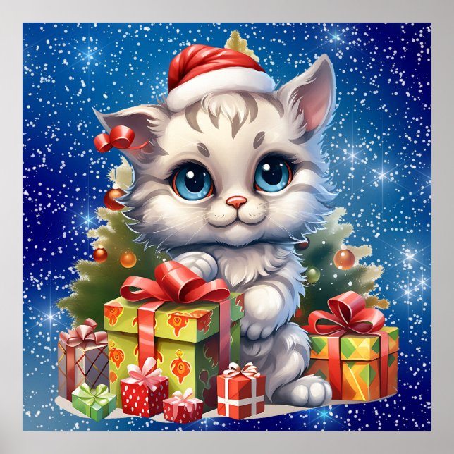 Christmas Kitty Poster (Front)