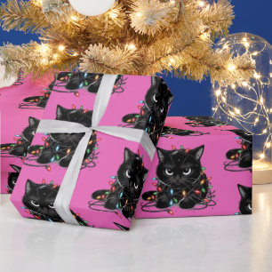 Christmas Kitty Wrapping Paper