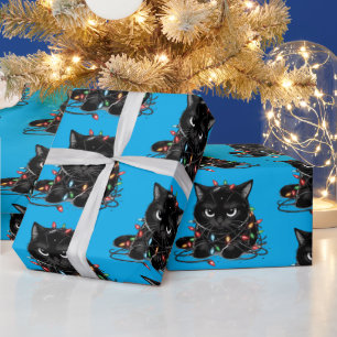 Christmas Kitty Wrapping Paper